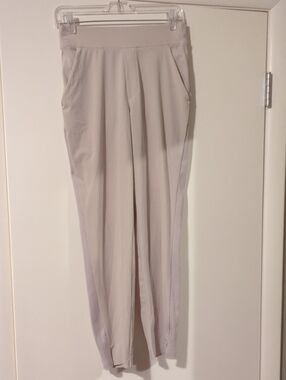 Athleta Light Gray Track Pants